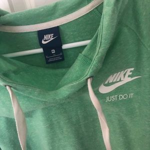 Long sleeve Nike hoodie.